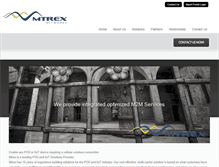 Tablet Screenshot of mtrexnetworks.com
